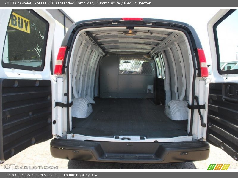 Summit White / Medium Pewter 2008 Chevrolet Express 2500 Extended Cargo Van