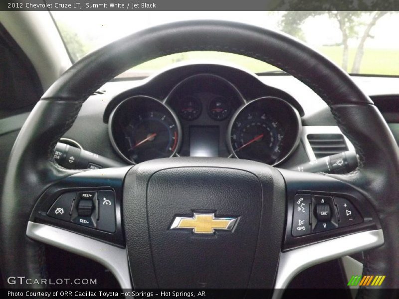 Summit White / Jet Black 2012 Chevrolet Cruze LT
