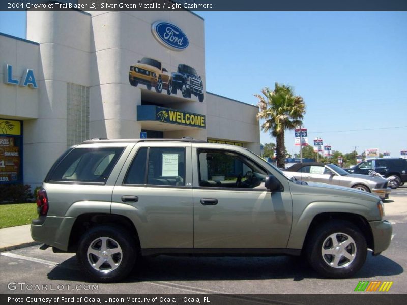 Silver Green Metallic / Light Cashmere 2004 Chevrolet TrailBlazer LS