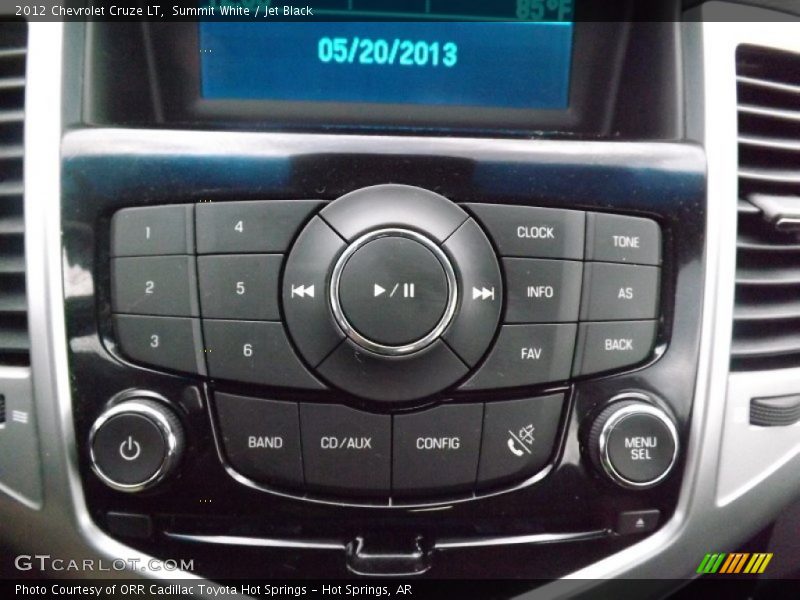 Summit White / Jet Black 2012 Chevrolet Cruze LT
