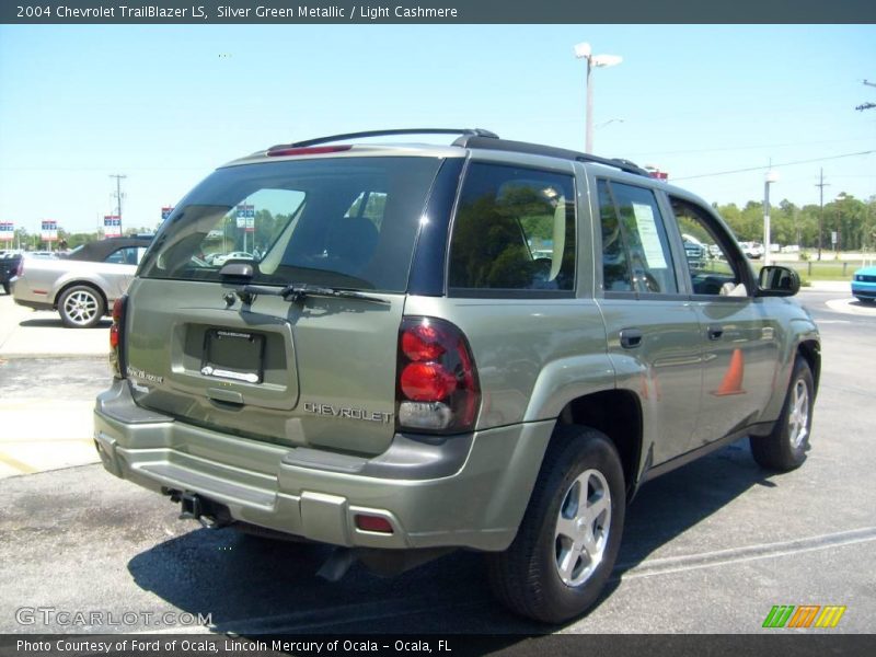 Silver Green Metallic / Light Cashmere 2004 Chevrolet TrailBlazer LS