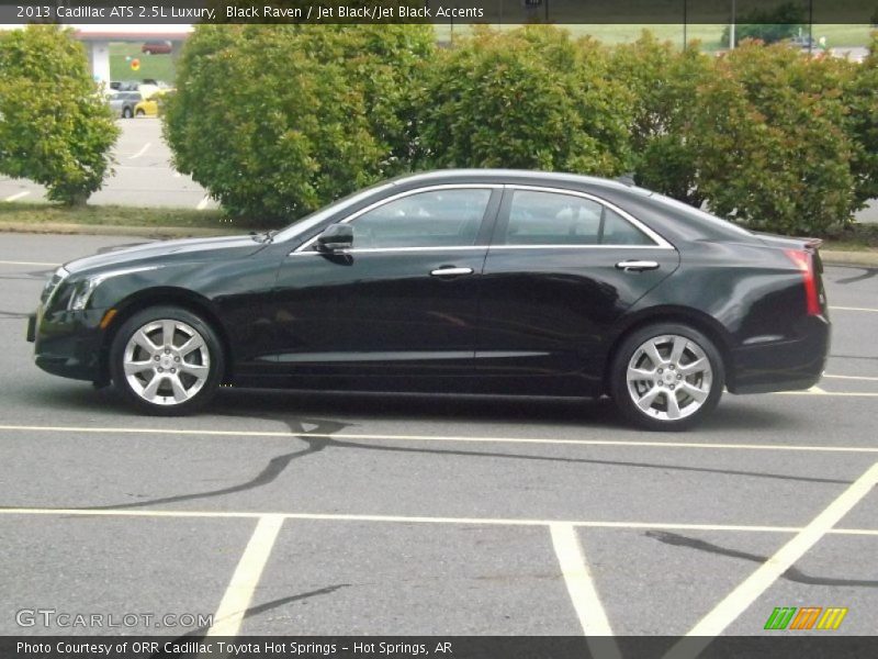 Black Raven / Jet Black/Jet Black Accents 2013 Cadillac ATS 2.5L Luxury