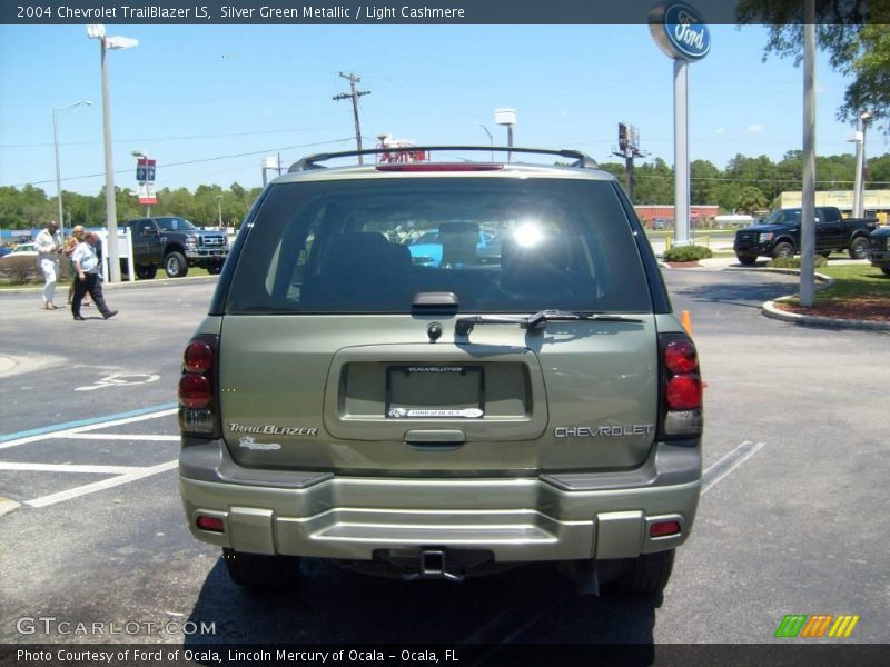 Silver Green Metallic / Light Cashmere 2004 Chevrolet TrailBlazer LS