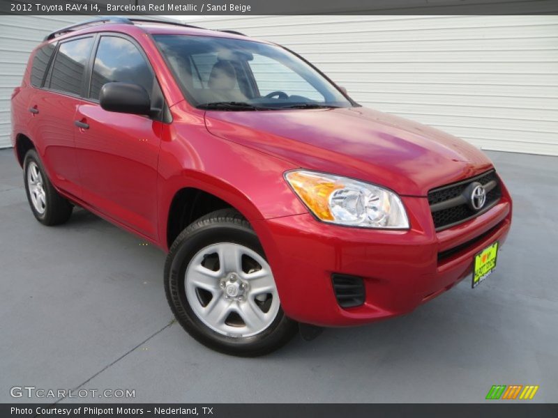 Barcelona Red Metallic / Sand Beige 2012 Toyota RAV4 I4