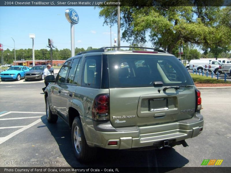 Silver Green Metallic / Light Cashmere 2004 Chevrolet TrailBlazer LS