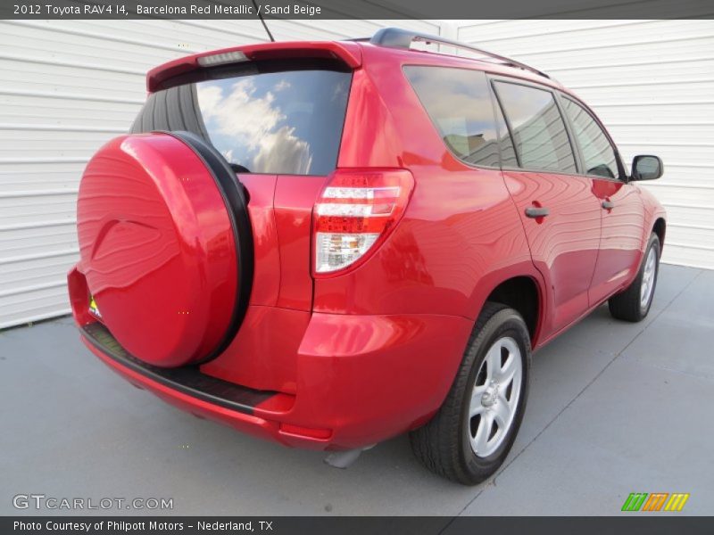 Barcelona Red Metallic / Sand Beige 2012 Toyota RAV4 I4