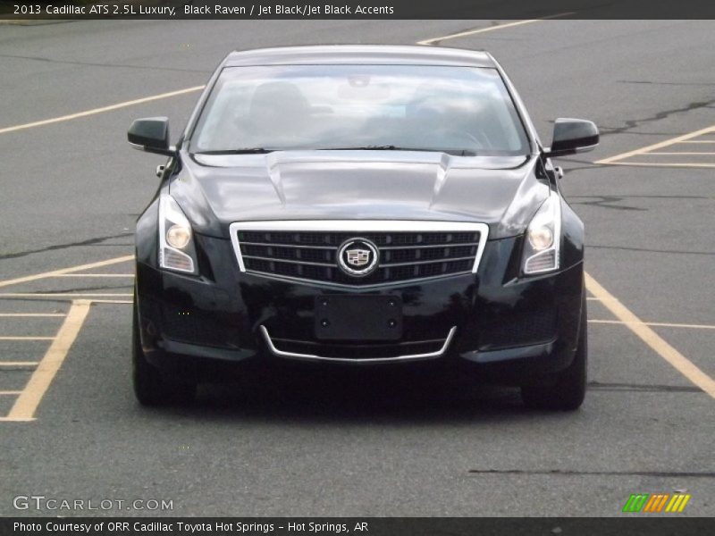 Black Raven / Jet Black/Jet Black Accents 2013 Cadillac ATS 2.5L Luxury