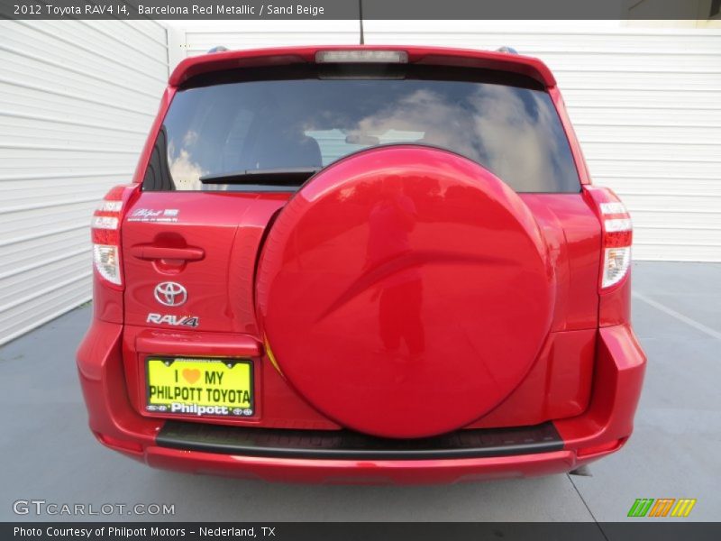 Barcelona Red Metallic / Sand Beige 2012 Toyota RAV4 I4