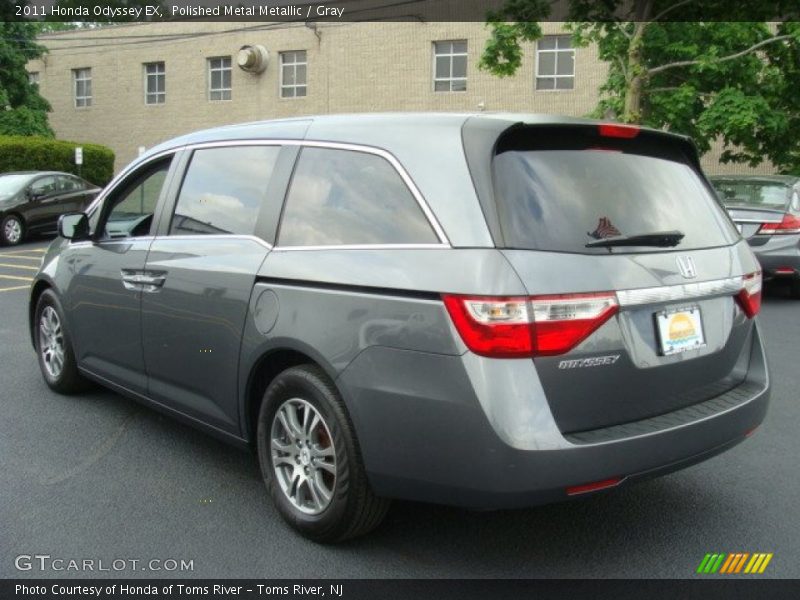 Polished Metal Metallic / Gray 2011 Honda Odyssey EX