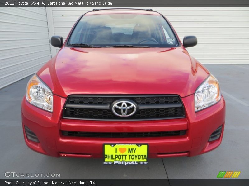 Barcelona Red Metallic / Sand Beige 2012 Toyota RAV4 I4