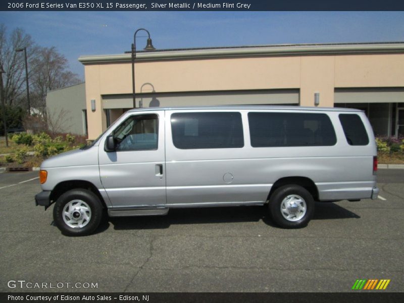 Silver Metallic / Medium Flint Grey 2006 Ford E Series Van E350 XL 15 Passenger