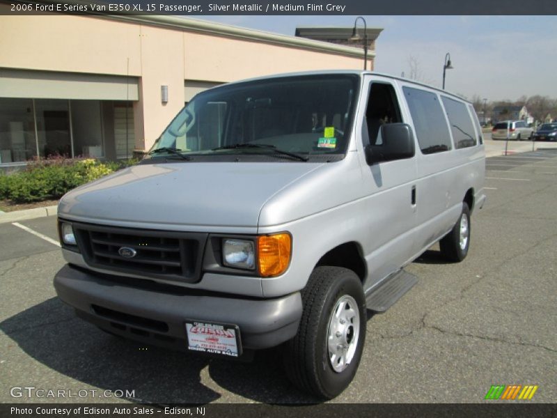 Silver Metallic / Medium Flint Grey 2006 Ford E Series Van E350 XL 15 Passenger