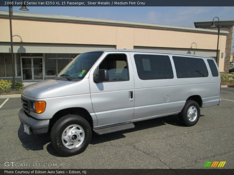 Silver Metallic / Medium Flint Grey 2006 Ford E Series Van E350 XL 15 Passenger