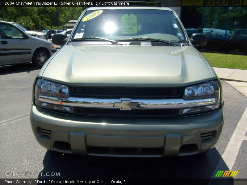 Silver Green Metallic / Light Cashmere 2004 Chevrolet TrailBlazer LS