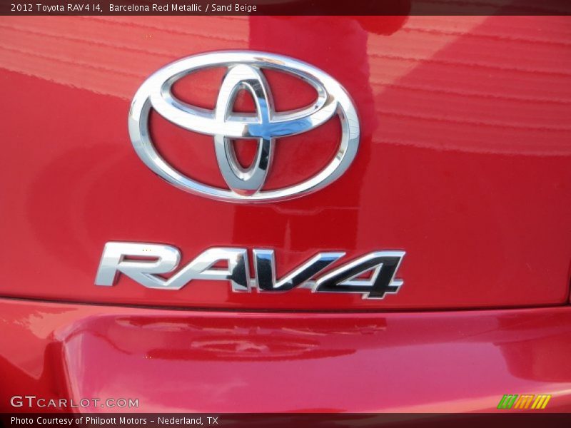 Barcelona Red Metallic / Sand Beige 2012 Toyota RAV4 I4