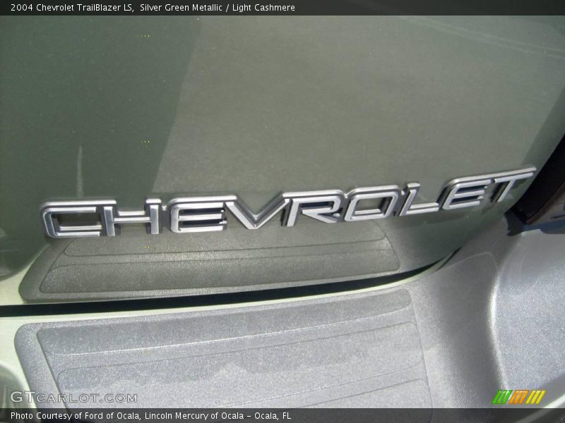 Silver Green Metallic / Light Cashmere 2004 Chevrolet TrailBlazer LS