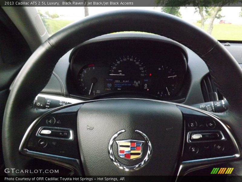 Black Raven / Jet Black/Jet Black Accents 2013 Cadillac ATS 2.5L Luxury