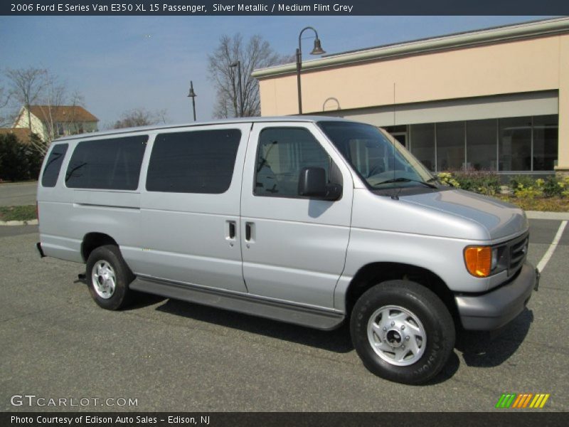 Silver Metallic / Medium Flint Grey 2006 Ford E Series Van E350 XL 15 Passenger
