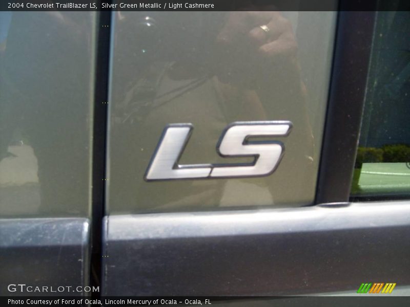 Silver Green Metallic / Light Cashmere 2004 Chevrolet TrailBlazer LS