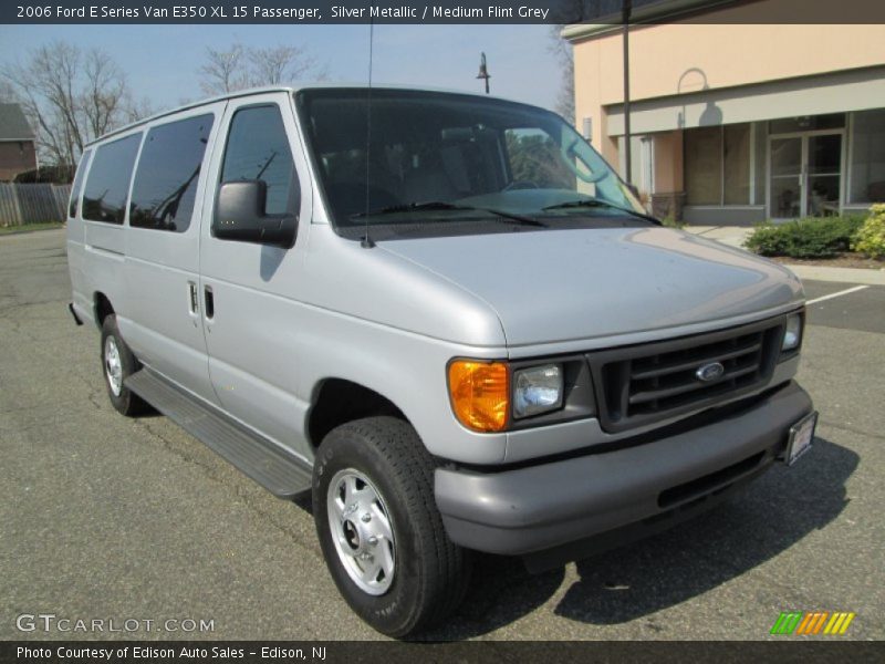 Silver Metallic / Medium Flint Grey 2006 Ford E Series Van E350 XL 15 Passenger