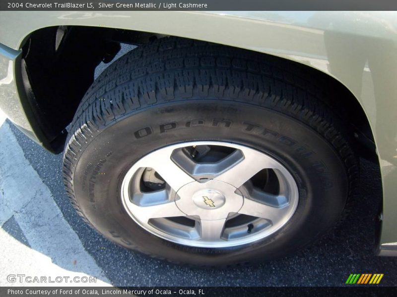 Silver Green Metallic / Light Cashmere 2004 Chevrolet TrailBlazer LS