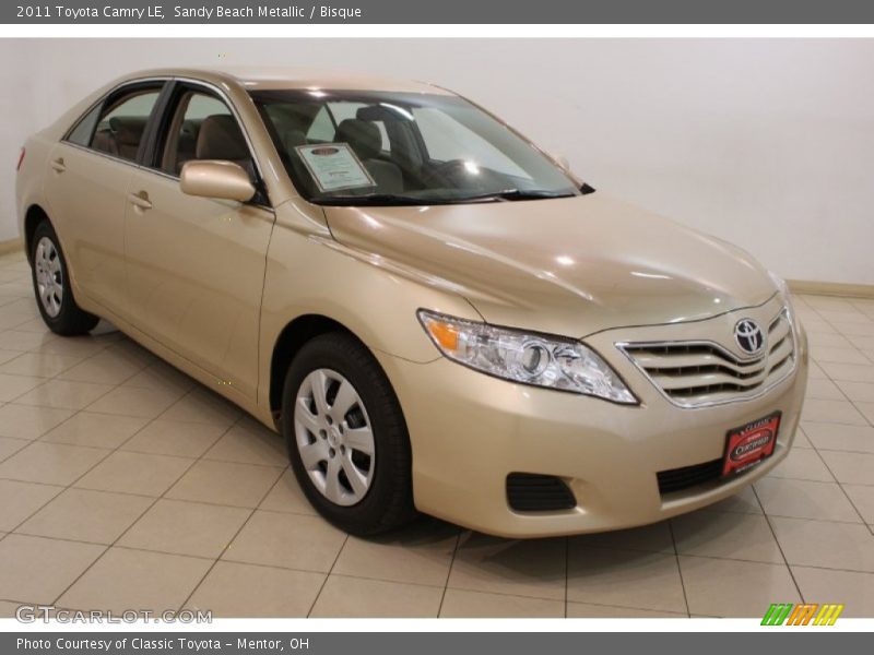 Sandy Beach Metallic / Bisque 2011 Toyota Camry LE