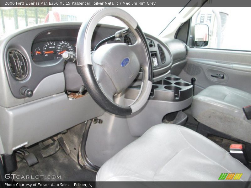 Silver Metallic / Medium Flint Grey 2006 Ford E Series Van E350 XL 15 Passenger