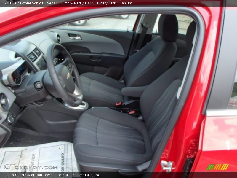 Victory Red / Dark Pewter/Dark Titanium 2013 Chevrolet Sonic LT Sedan