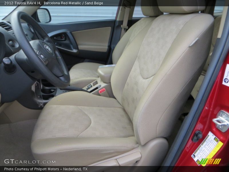 Barcelona Red Metallic / Sand Beige 2012 Toyota RAV4 I4