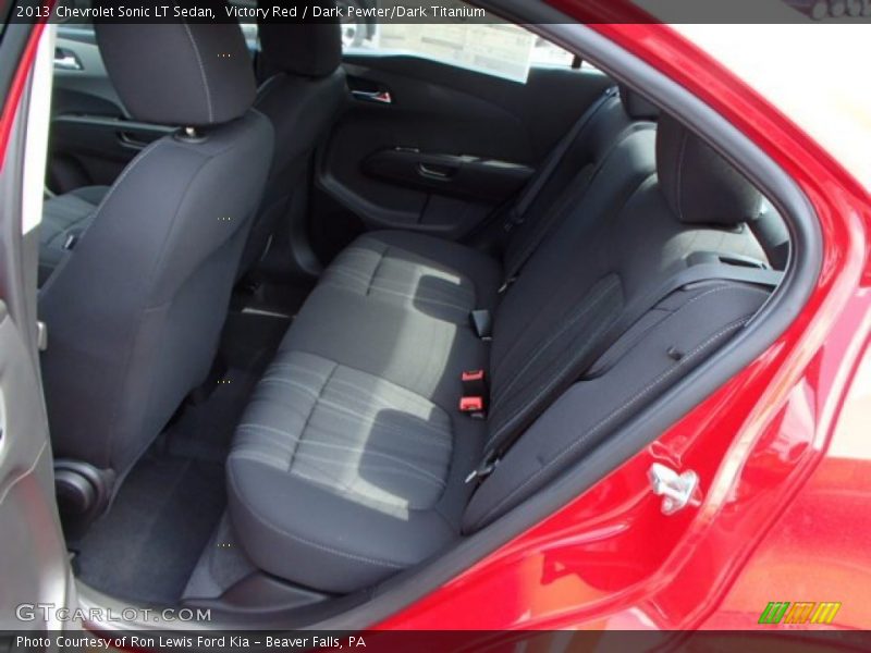 Victory Red / Dark Pewter/Dark Titanium 2013 Chevrolet Sonic LT Sedan