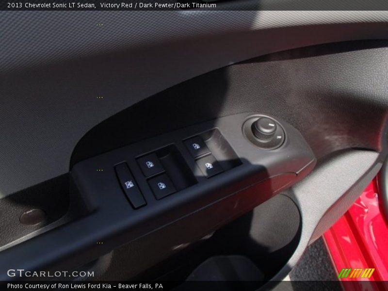 Victory Red / Dark Pewter/Dark Titanium 2013 Chevrolet Sonic LT Sedan