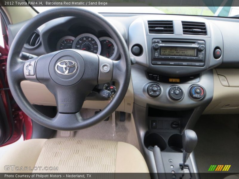 Barcelona Red Metallic / Sand Beige 2012 Toyota RAV4 I4