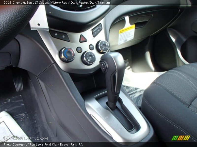 Victory Red / Dark Pewter/Dark Titanium 2013 Chevrolet Sonic LT Sedan