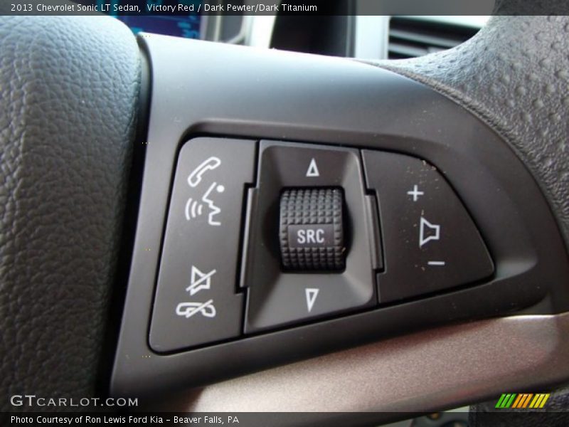 Victory Red / Dark Pewter/Dark Titanium 2013 Chevrolet Sonic LT Sedan