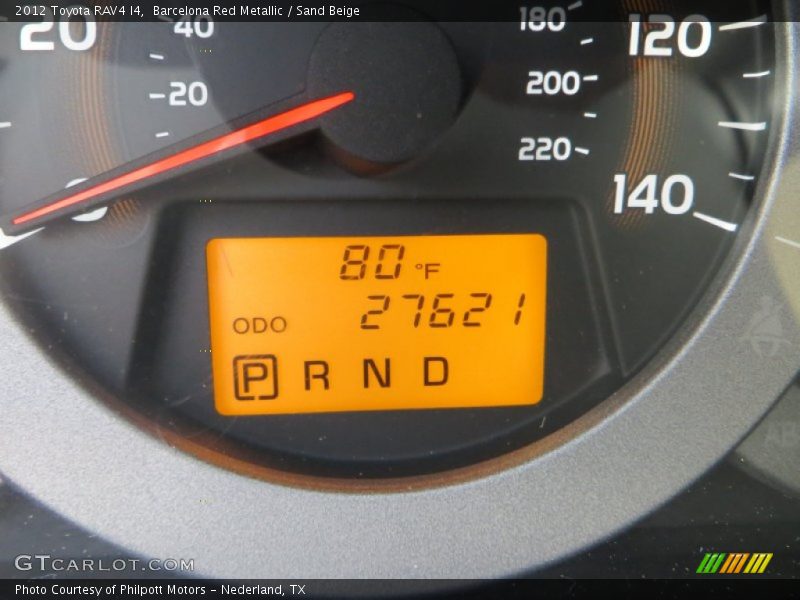 Barcelona Red Metallic / Sand Beige 2012 Toyota RAV4 I4