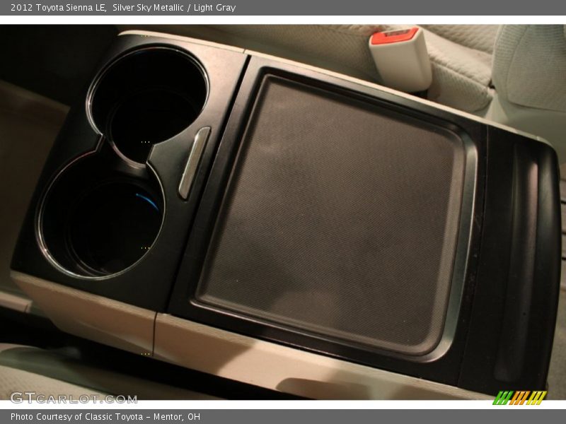 Silver Sky Metallic / Light Gray 2012 Toyota Sienna LE