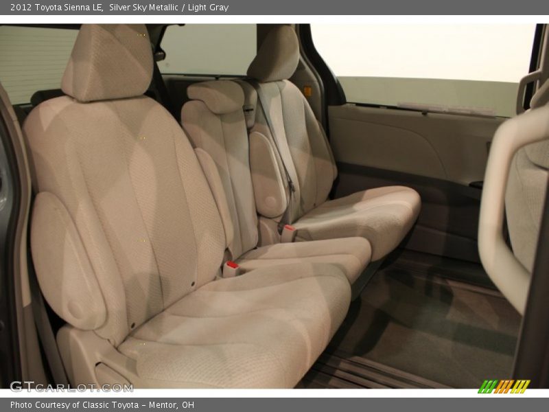 Silver Sky Metallic / Light Gray 2012 Toyota Sienna LE