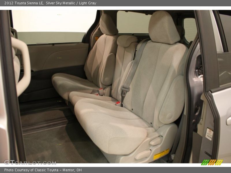 Silver Sky Metallic / Light Gray 2012 Toyota Sienna LE