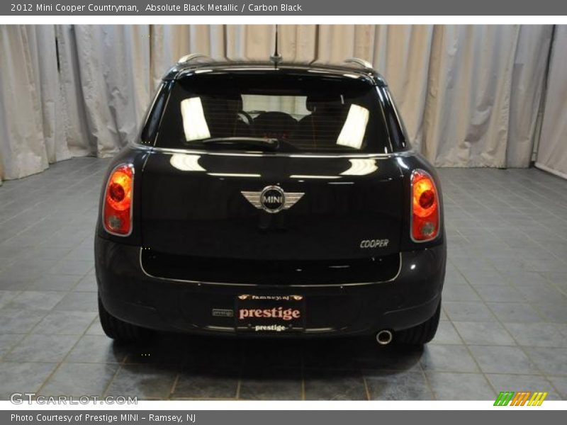 Absolute Black Metallic / Carbon Black 2012 Mini Cooper Countryman