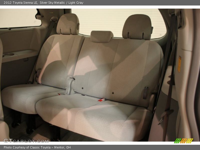Silver Sky Metallic / Light Gray 2012 Toyota Sienna LE