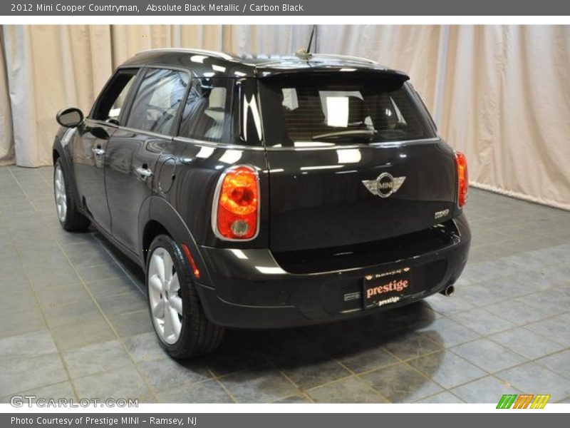 Absolute Black Metallic / Carbon Black 2012 Mini Cooper Countryman