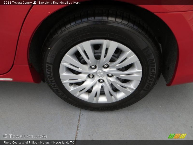 Barcelona Red Metallic / Ivory 2012 Toyota Camry LE