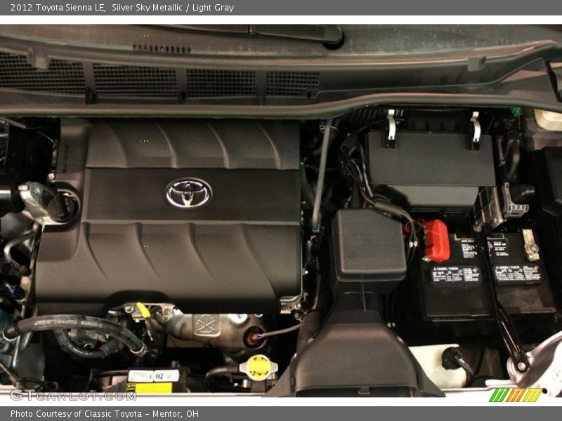 Silver Sky Metallic / Light Gray 2012 Toyota Sienna LE