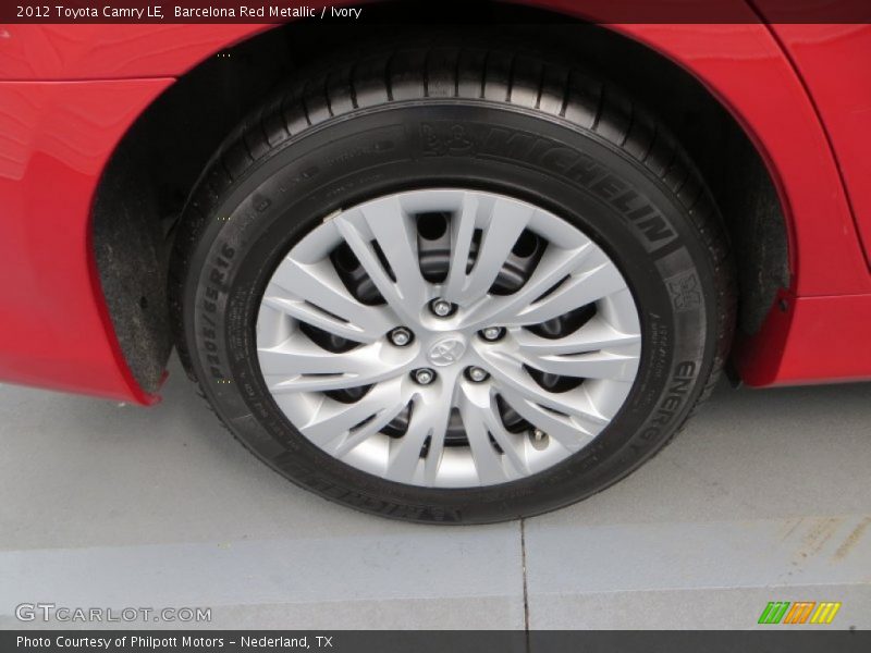 Barcelona Red Metallic / Ivory 2012 Toyota Camry LE