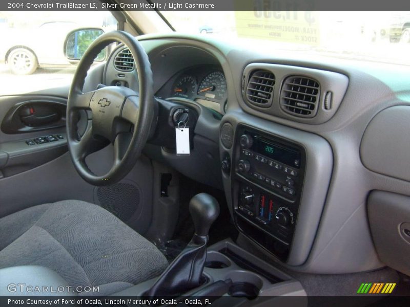 Silver Green Metallic / Light Cashmere 2004 Chevrolet TrailBlazer LS