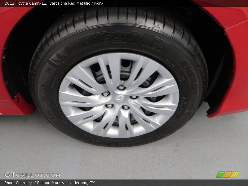 Barcelona Red Metallic / Ivory 2012 Toyota Camry LE