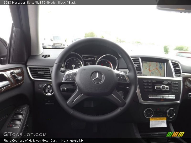 Black / Black 2013 Mercedes-Benz ML 350 4Matic