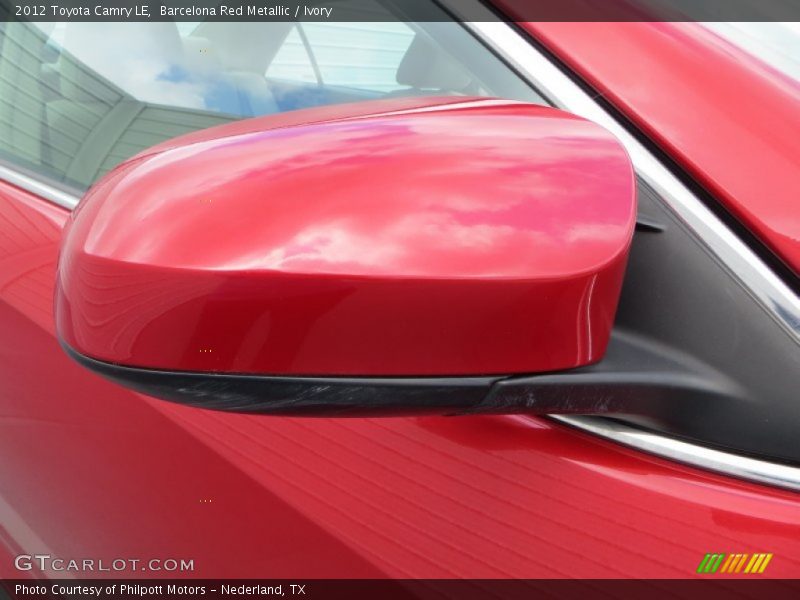 Barcelona Red Metallic / Ivory 2012 Toyota Camry LE