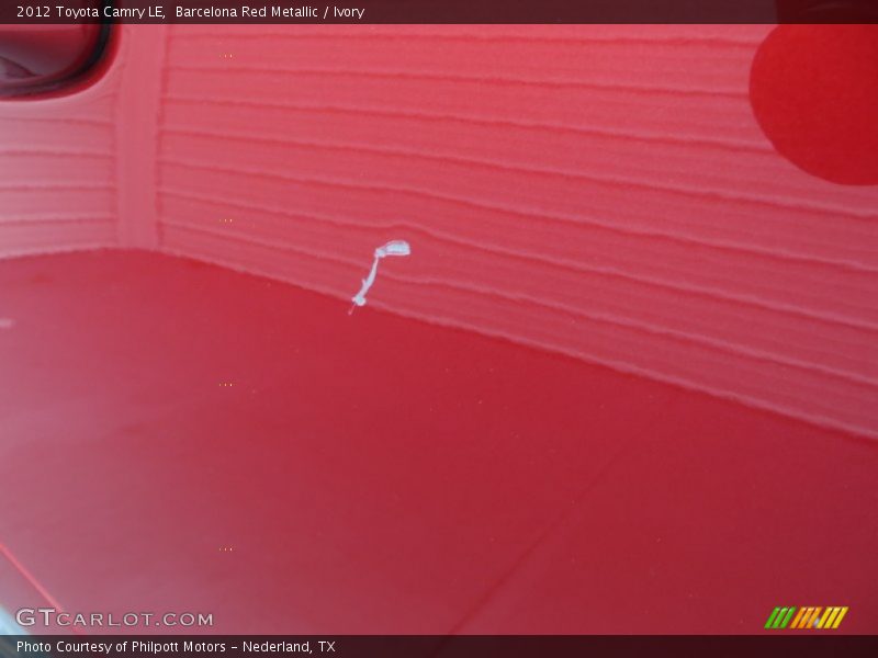 Barcelona Red Metallic / Ivory 2012 Toyota Camry LE