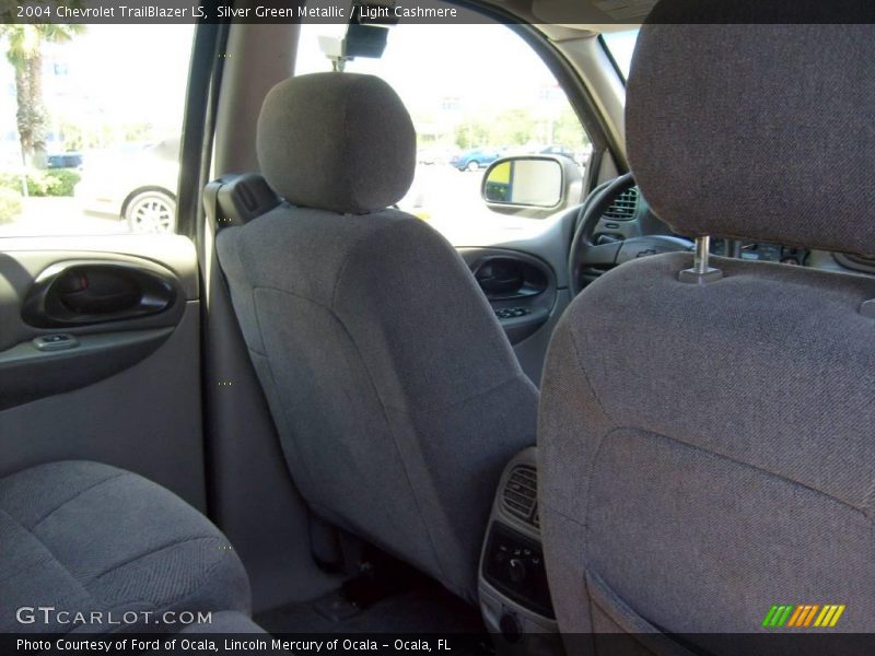 Silver Green Metallic / Light Cashmere 2004 Chevrolet TrailBlazer LS